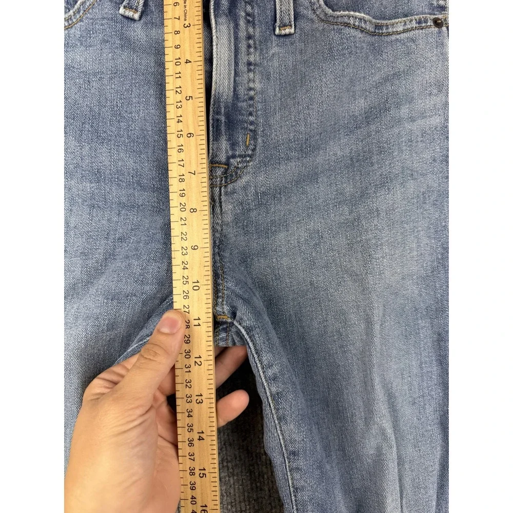 J Crew Jeans Womens‎ 29 Blue High Rise Classic Vintage Distressed Denim Pants